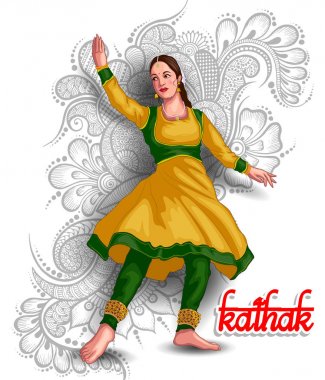  Hint kathak dans formu gösteren resim
