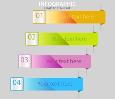 Infographic vektör UI ux tasarımı için