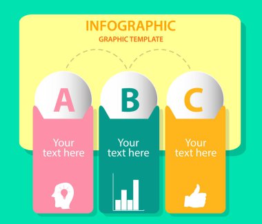Infographic vektör UI ux tasarımı için