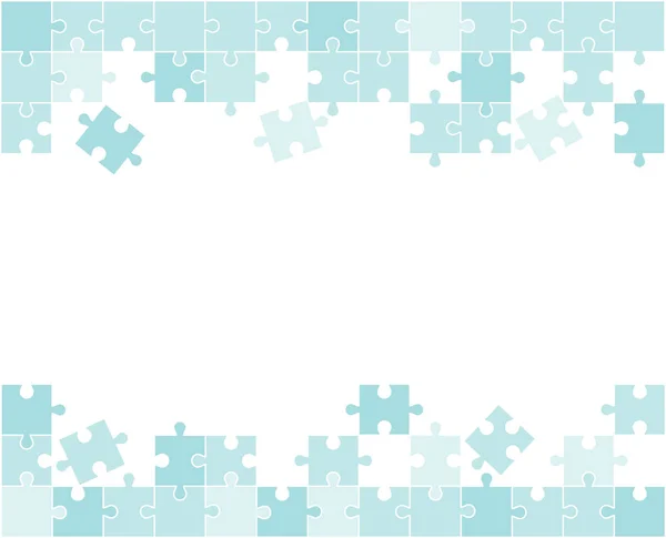 Vector Abstrait fond coloré fabriqué à partir de pièces de puzzle blanc et endroit pour votre contenu — Image vectorielle