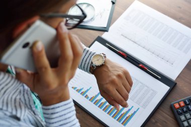 Finansal verilerin analizi ve Hesap makinesinde sayma.