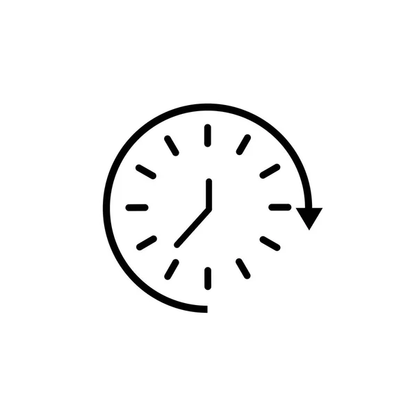 Väckarklocka Ikonen Symbol Vektor — Stock vektor