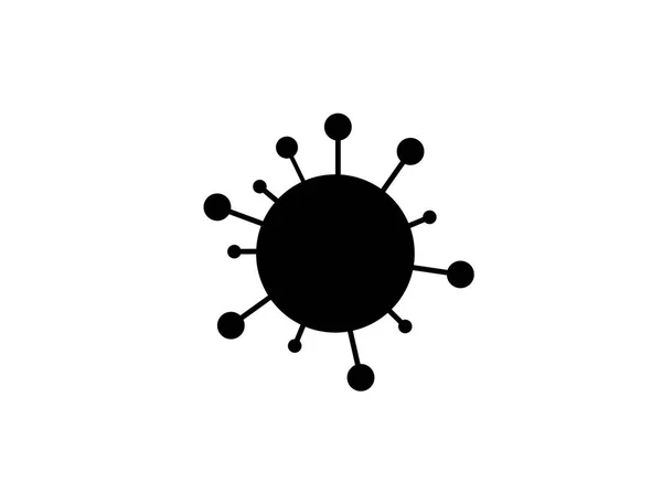 Значок Вируса Коронавирус Векторное Изображение Наука Медицина — стоковый вектор