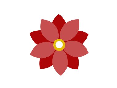 Bir çiçeğin tasarım simgeleri vektör illüstrasyonuName).