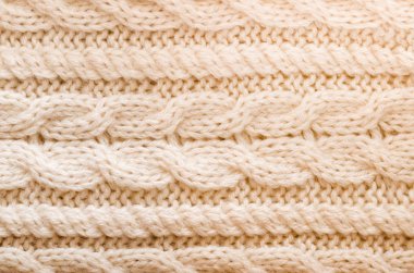 Örme doku. Yünden kumaş. Arka plan, kopya alanı