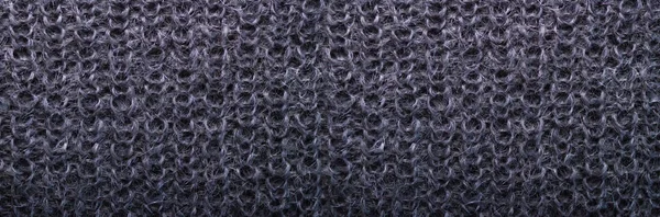 Örme doku. Yünden kumaş. Arka plan kopya alanı. Afiş