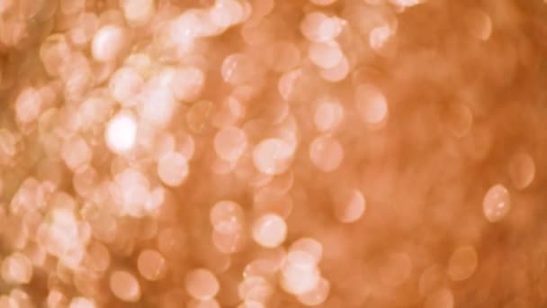Glitter desfocado fundo abstrato com luzes embaçadas, estrelas. Textura festiva de Natal. Festa de Ano Novo — Vídeo de Stock