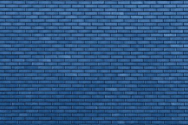 Brick wall texture. Background with copy space for design. Trendy blue and calm color.