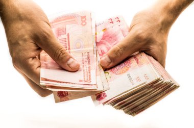 Çin yuan banknot para birimi