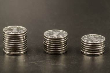 kavram kaydetme. siyah demir yığınları