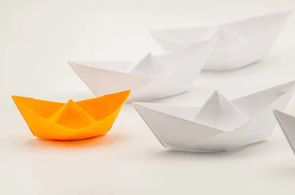 leadership concept origami