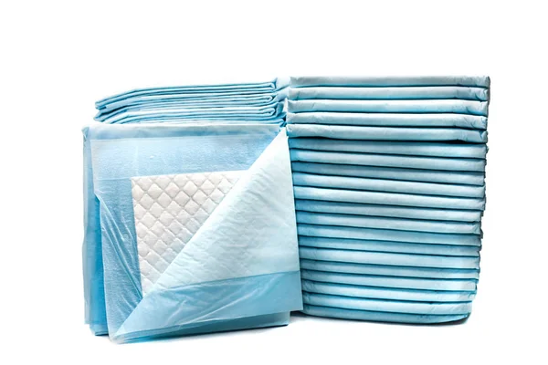 Evcil hayvan beyaz arka plan üzerinde izole için tuvalet peçete. Evcil hayvan için sızıntı geçirmez yastıkları