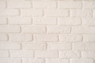 beyaz tuğla duvar dokusu yatay yönelimli