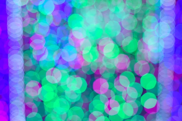 Bokeh de mur de lumière coloré — Photo