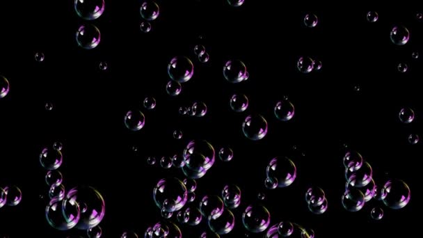 Мыльные пузыри 4K — стоковое видео