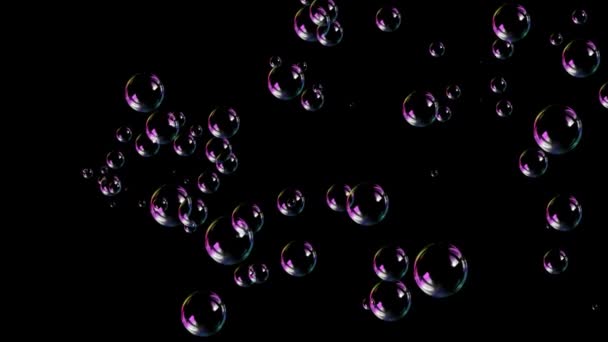 4K Soap Bubbles — Stock Video