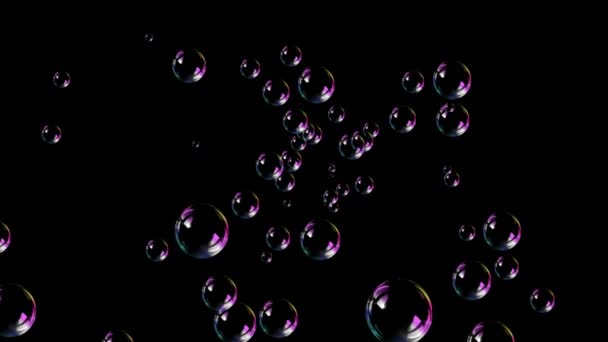 4K Soap Bubbles — Stock Video