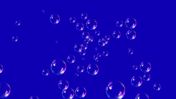 4 k zeepbellen — Stockvideo