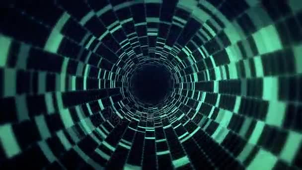 4K Tunnel Loop digitale — Video Stock