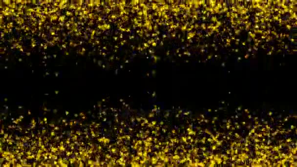 4K partículas de ouro 2 — Vídeo de Stock