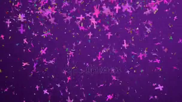 Holiday Halloween Background Particles Flying — Stock Video