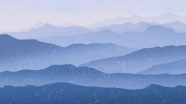 Duvar kağıdı manzara kavramı dağ Sunrise