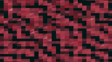 Renkli geometrik poligonal Pixelated arka plan