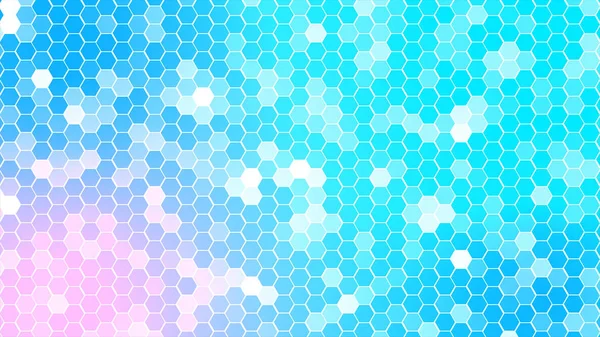 Hexagoner mosaik bakgrund — Stockfoto