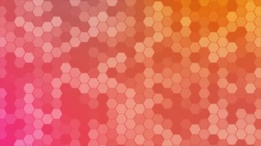 4 k döngü altıgenler arka plan Mozaik