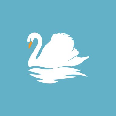 Daire kuğu logo işareti