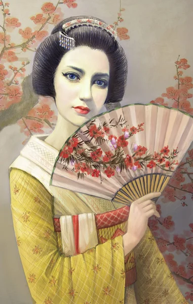 Miss Japanese portrait.