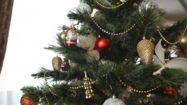 güzel Noel ağacı oyuncak, mutlu yeni yıl