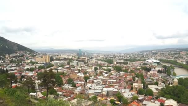 Panorama de Tbilisi — Vídeo de stock