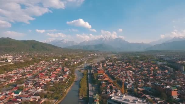 Disparando con el dron, Georgia — Vídeo de stock