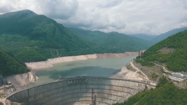 Enguri水坝，水电站 — 图库视频影像