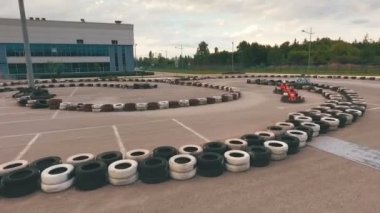 Kart parça. Günbatımı