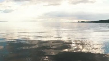 Denizde bir yat ile çekim