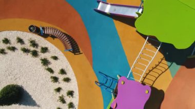 büyük çocuk oyun Bahçesi, üstten görünüm