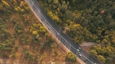 Yukarıdan yol görünümü