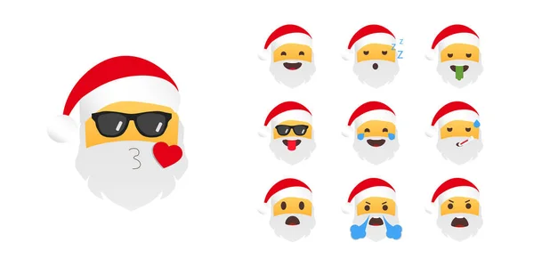 Noel ve yeni yıl için emoticons
