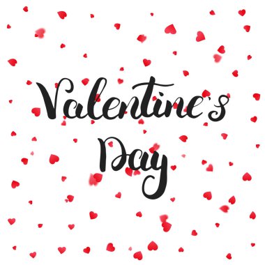 Sevgililer günü tebrik kartı hat yazı ile