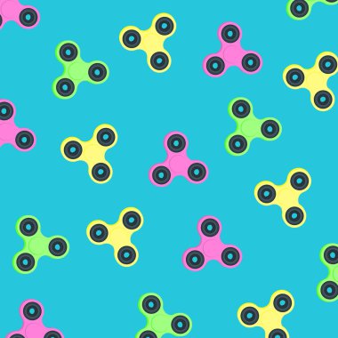 El spinner. Renkli topluca spinners arka plan. Stres giderici spinner oyuncak