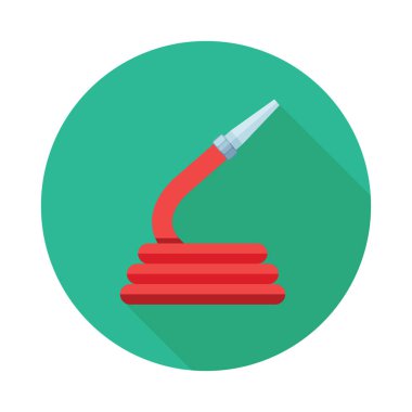 Yangın hortum vektör düz simgesi