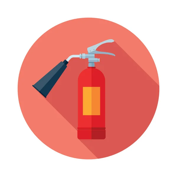 Ícone plano do extintor de incêndio —  Vetores de Stock