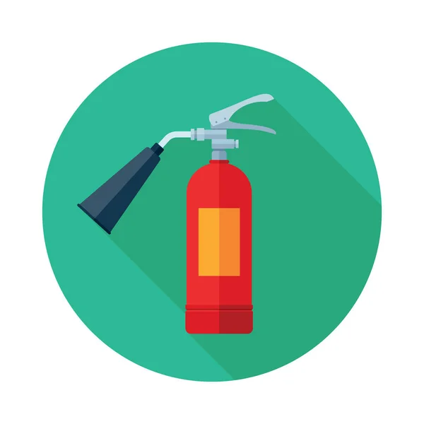 Ícone plano do extintor de incêndio —  Vetores de Stock