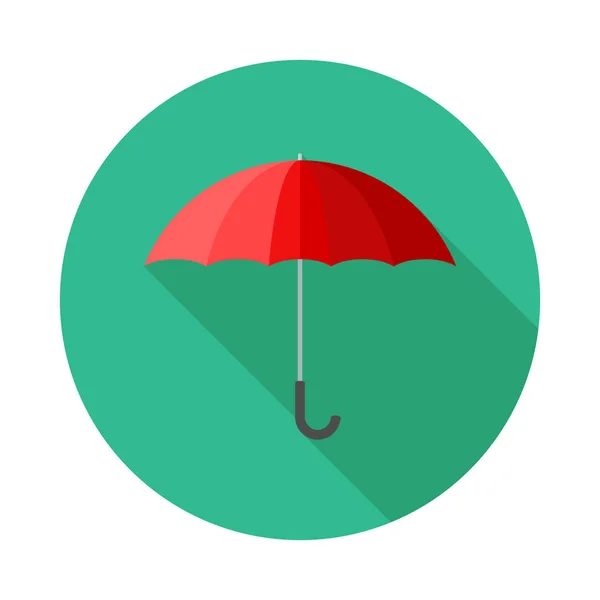 Flat umbrella icon — Stock Vector