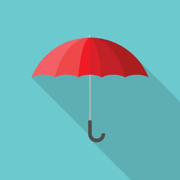 Flat umbrella icon — Stock Vector