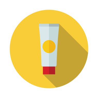 Krem tüp düz simgesi