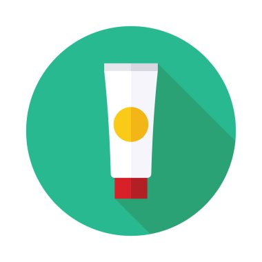 Krem tüp düz simgesi