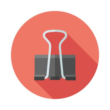 Ciltçi klibini düz simgesi